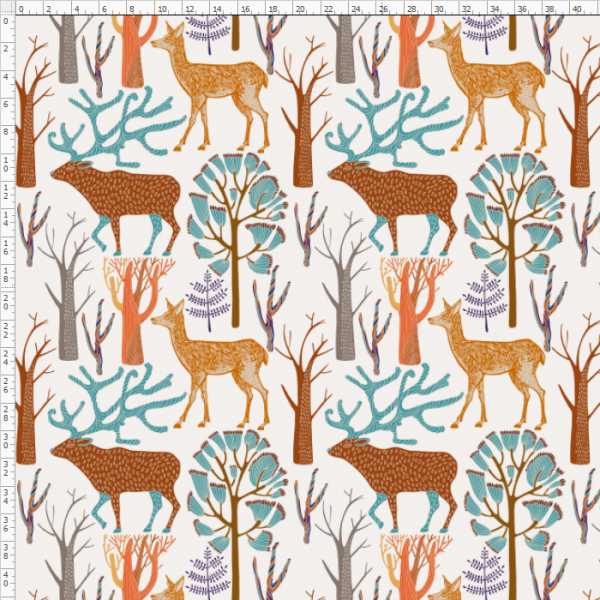 2-117 Giraffe&Deer