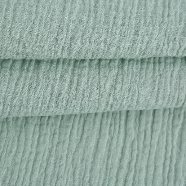 Solid muslin double gauze fabric in stock