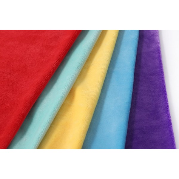 Solid minky single sided fabric in stock