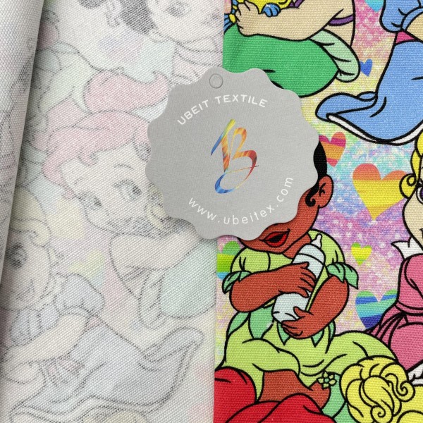 250gsm Cotton canvas custom print fabric