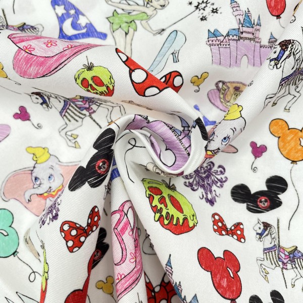 Cotton poplin custom print fabric 40s