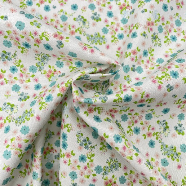 Organic Cotton woven custom print fabric